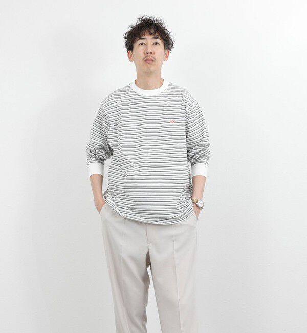 NOLLEY'S goodman「【DANTON/ダントン】DT-C0200TCB STRIPE LONG SLEEVE T-SHIRT 26SS」|Tシャツ・カットソー|