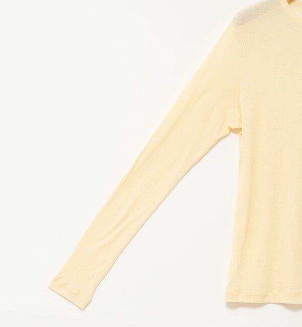 NOLLEY'S sophi「ウォッシャブルorganicコットンシアーテレコロンＴ」|Tシャツ・カットソー|