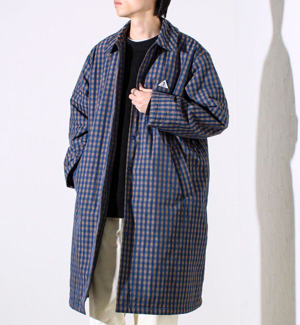 GLOSTER「【GEVACO/ゲバコ】中綿ステンカラーロングコート」|ステンカラーコート|