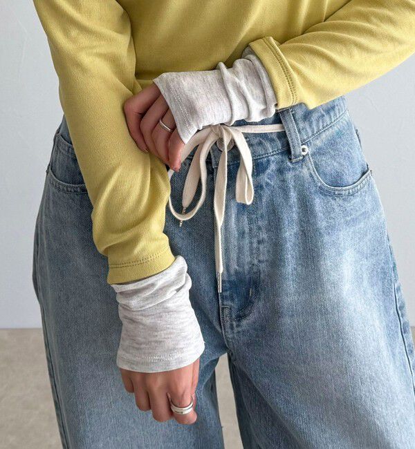 fredy emue「シアーリブレイヤードロンTシャツ」|Tシャツ・カットソー|