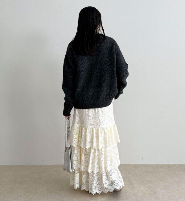 fredy emue「起毛レースティアードスカート」|スカート|