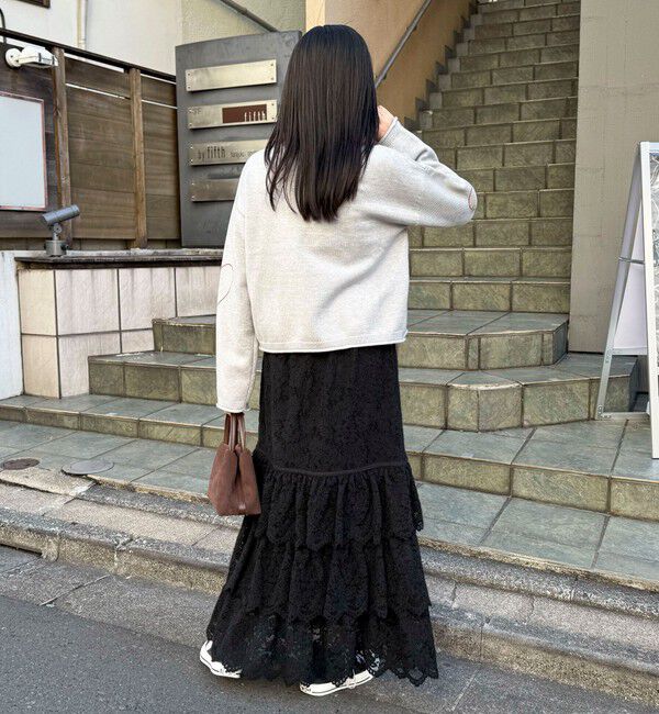 fredy emue「起毛レースティアードスカート」|スカート|