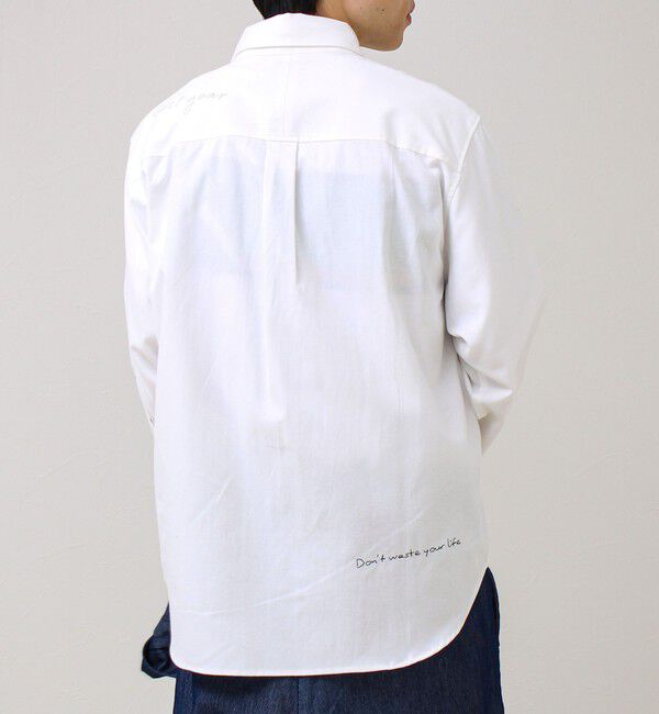 GLOSTER「【気分を上げるフレーズ】ポジティブメッセージシャツ パート2」|シャツ・ブラウス|