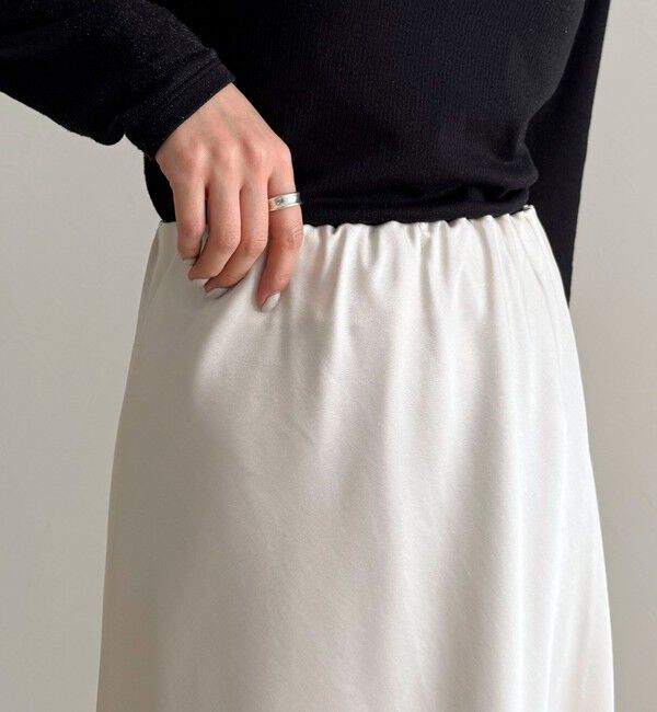 fredy emue「ヘビーサテンバイアススカート」|スカート|