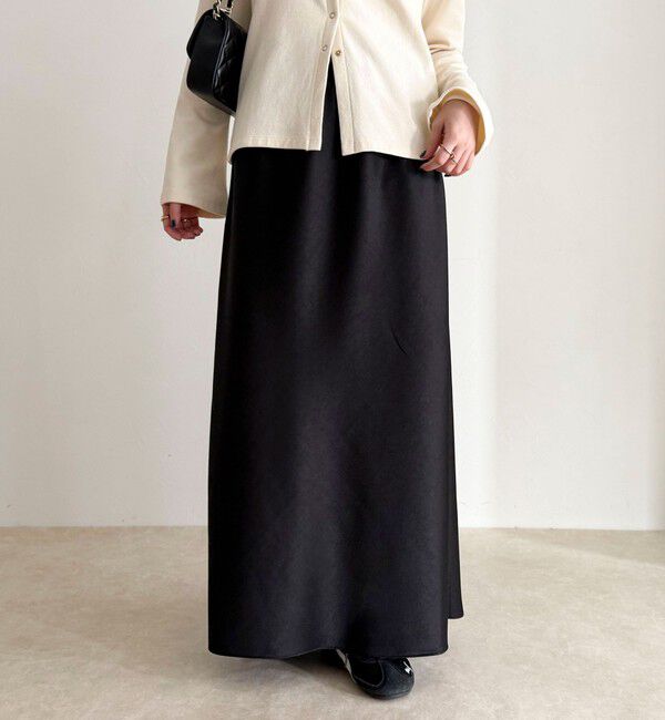 fredy emue「ヘビーサテンバイアススカート」|スカート|