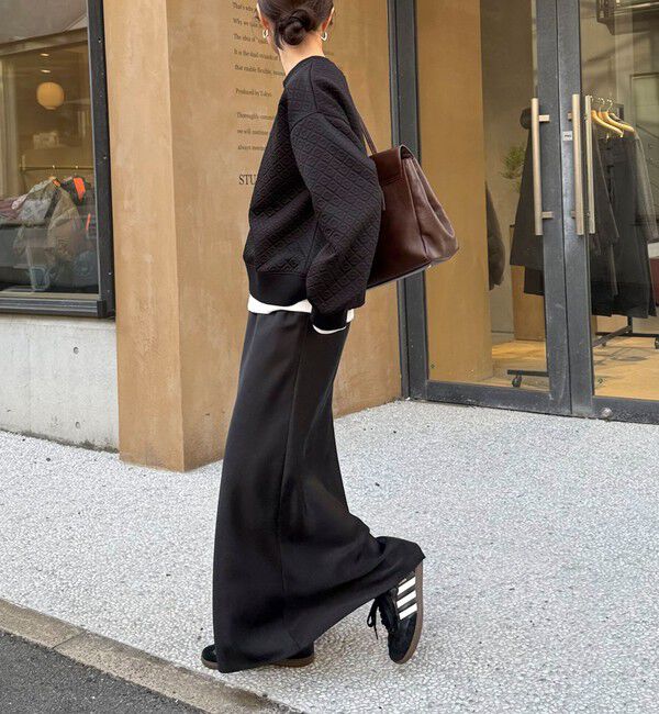 fredy emue「ヘビーサテンバイアススカート」|スカート|