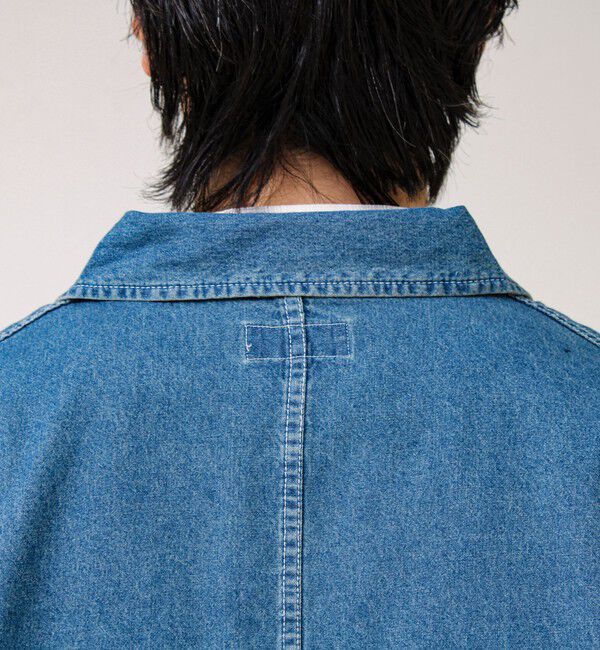 GLOSTER「【デニム/リップストップ】ミリタリーオーバーシャツ」|シャツ・ブラウス|