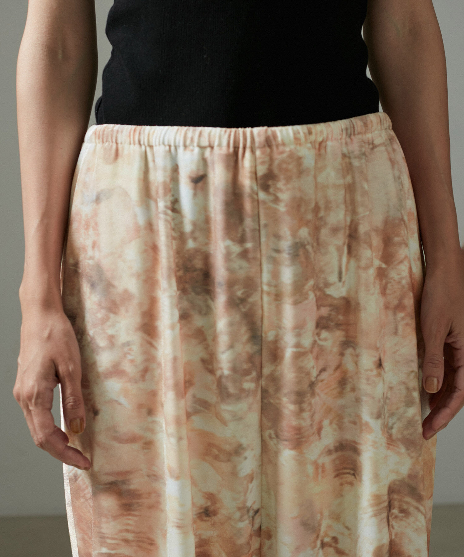 SALON adam et rope'「ストーンウッドプリントベロアパンツ」|その他|