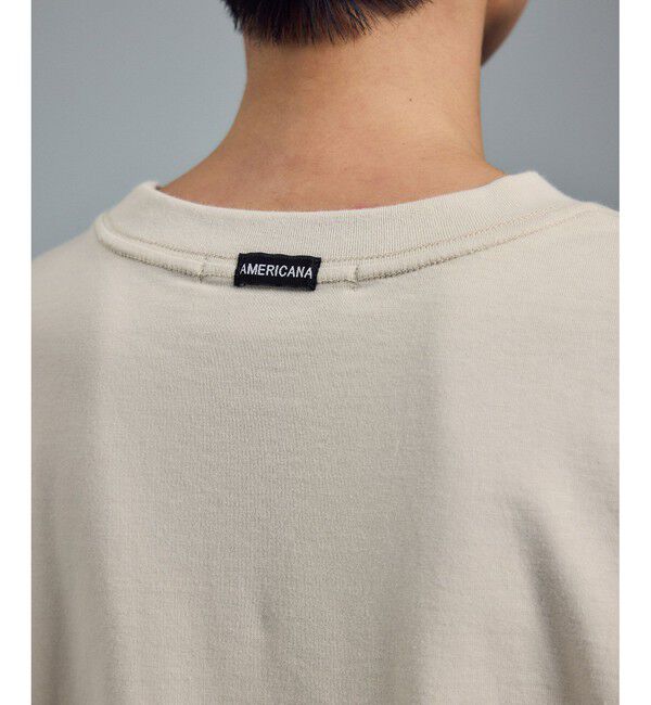 SALON adam et rope'「【Americana（アメリカーナ） for SALON】別注ロゴTシャツ」|Tシャツ・カットソー|