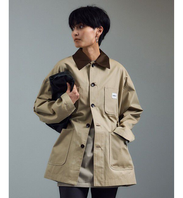 SALON adam et rope'「【Americana（アメリカーナ） for SALON】別注カバーオール / シャツジャケット」|ブルゾン・スタジャン|