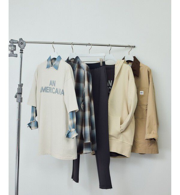 SALON adam et rope'「【Americana（アメリカーナ） for SALON】別注カバーオール / シャツジャケット」|ブルゾン・スタジャン|