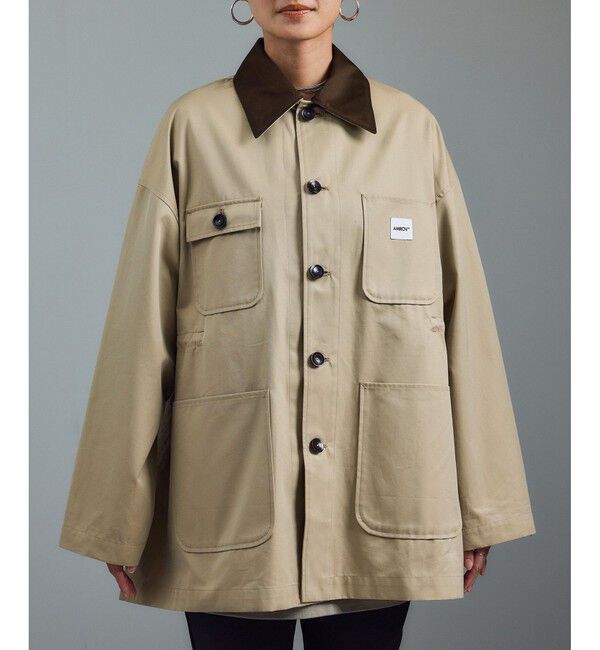 SALON adam et rope'「【Americana（アメリカーナ） for SALON】別注カバーオール / シャツジャケット」|ブルゾン・スタジャン|