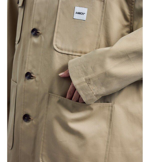 SALON adam et rope'「【Americana（アメリカーナ） for SALON】別注カバーオール / シャツジャケット」|ブルゾン・スタジャン|