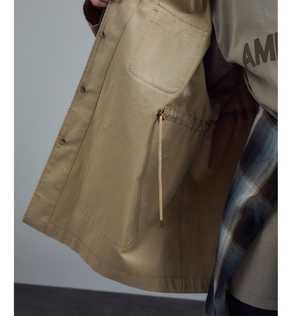 SALON adam et rope'「【Americana（アメリカーナ） for SALON】別注カバーオール / シャツジャケット」|ブルゾン・スタジャン|