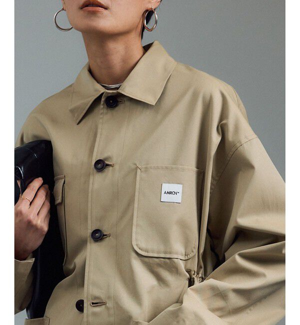 SALON adam et rope'「【Americana（アメリカーナ） for SALON】別注カバーオール / シャツジャケット」|ブルゾン・スタジャン|