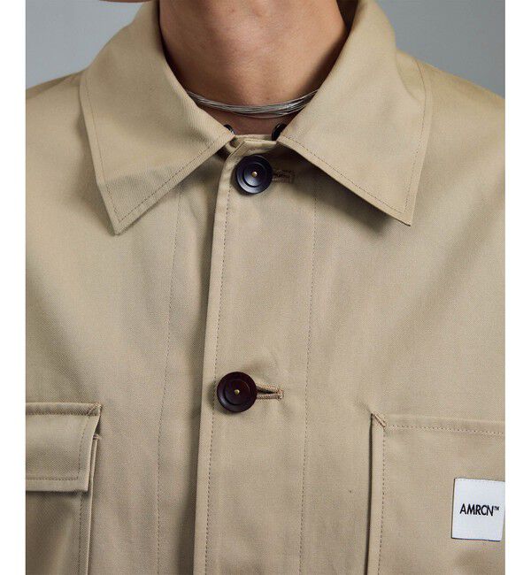 SALON adam et rope'「【Americana（アメリカーナ） for SALON】別注カバーオール / シャツジャケット」|ブルゾン・スタジャン|