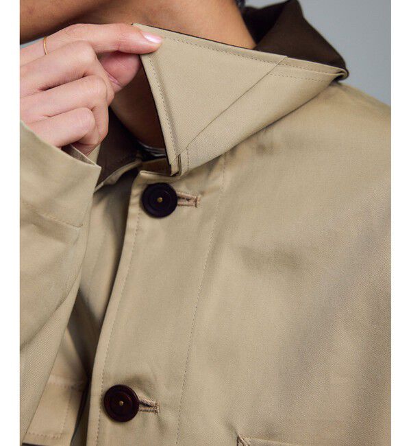 SALON adam et rope'「【Americana（アメリカーナ） for SALON】別注カバーオール / シャツジャケット」|ブルゾン・スタジャン|