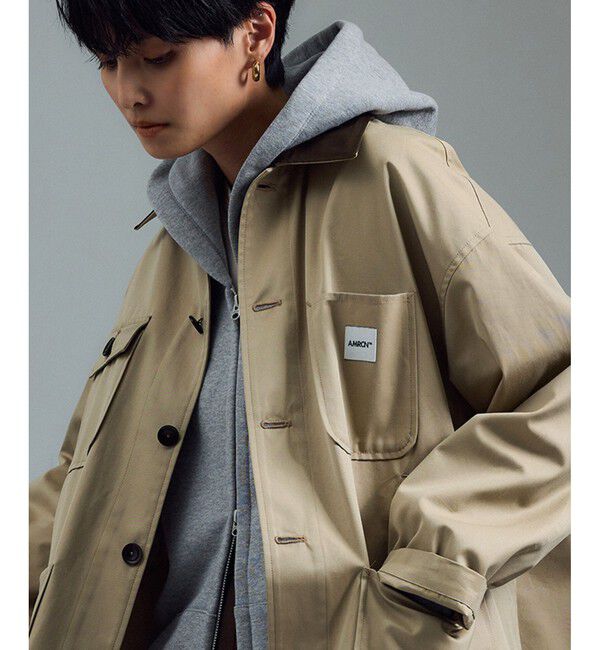 SALON adam et rope'「【Americana（アメリカーナ） for SALON】別注カバーオール / シャツジャケット」|ブルゾン・スタジャン|