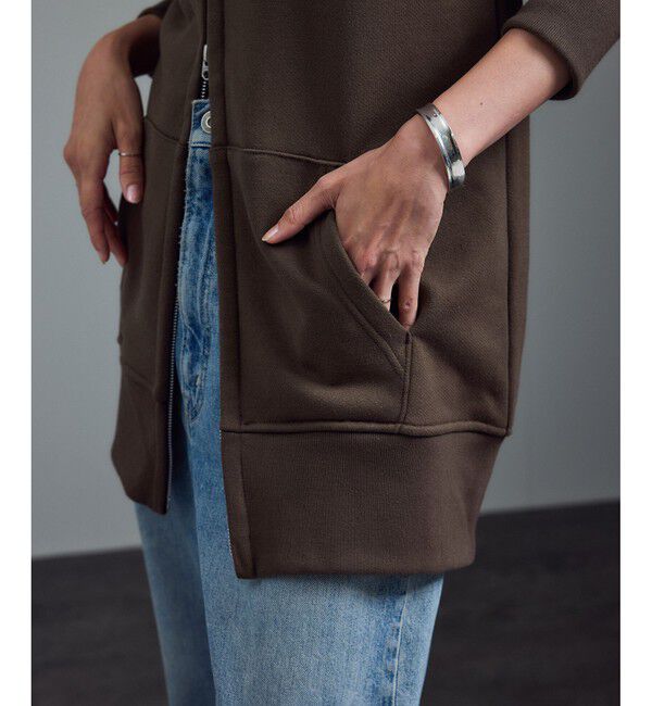 SALON adam et rope'「【Americana（アメリカーナ） for SALON】別注ジップフーディー」|パーカー|