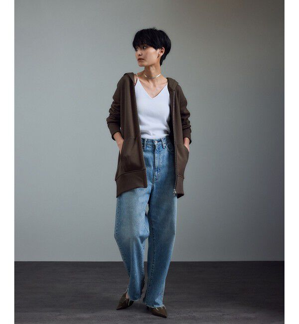 SALON adam et rope'「【Americana（アメリカーナ） for SALON】別注ジップフーディー」|パーカー|