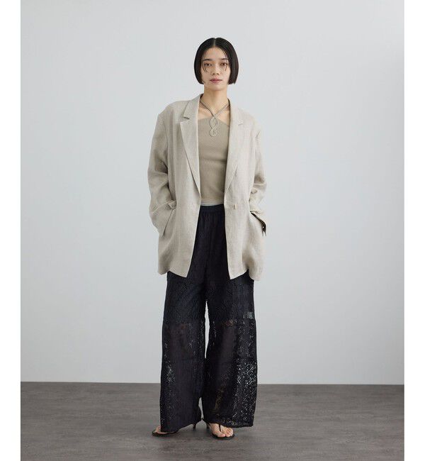 SALON adam et rope'「フロントロープホルターネック」|キャミソール|