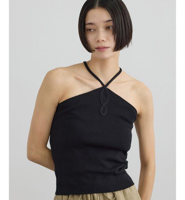 SALON adam et rope'「フロントロープホルターネック」|キャミソール|