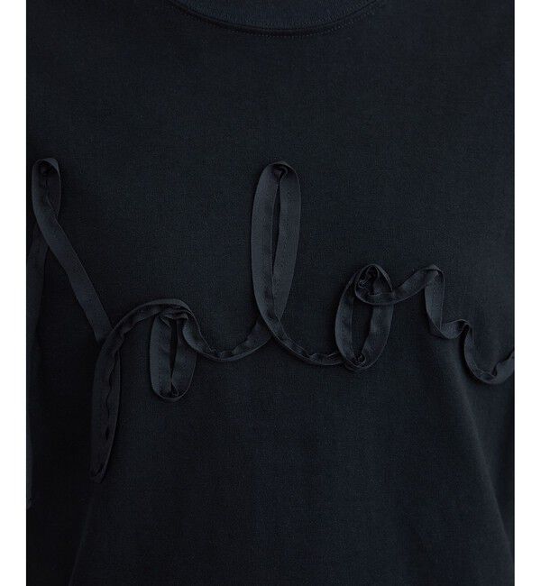 SALON adam et rope'「テープ刺繍コンパクトTシャツ」|Tシャツ・カットソー|