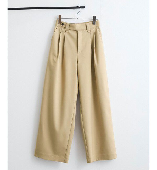 VIS「【洗える/防シワ】チノライクグルカワイドパンツ」|チノ|