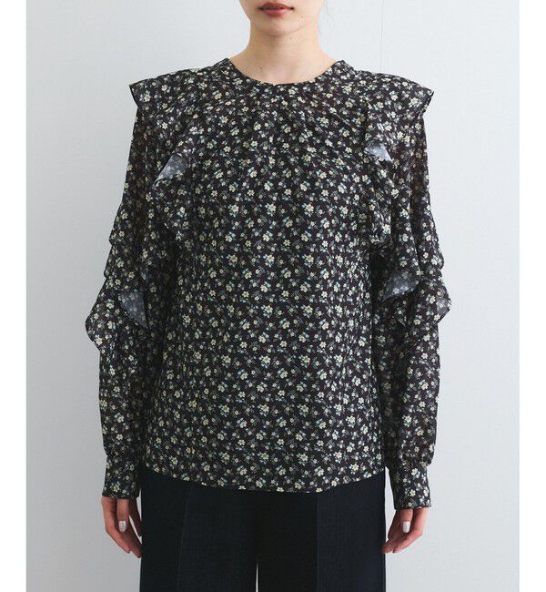 VIS「【前後2WAY】ラッフルフリルブラウス」|シャツ・ブラウス|