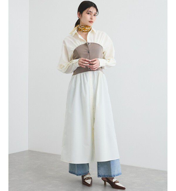 VIS「【洗える】ビスチェドッキングライクワンピース」|ワンピース|オフサブ