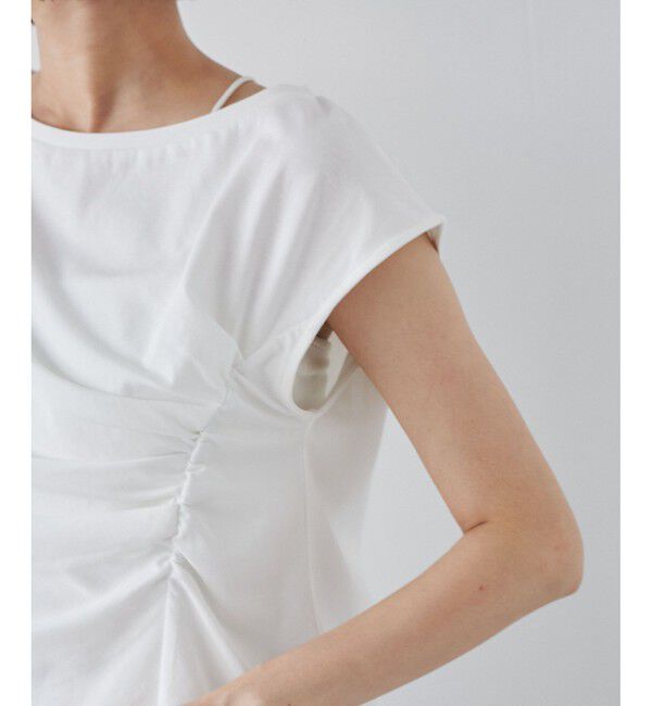 VIS「アシメギャザートップス」|Tシャツ・カットソー|