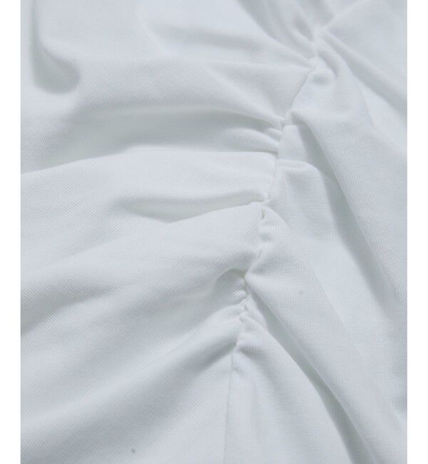 VIS「アシメギャザートップス」|Tシャツ・カットソー|