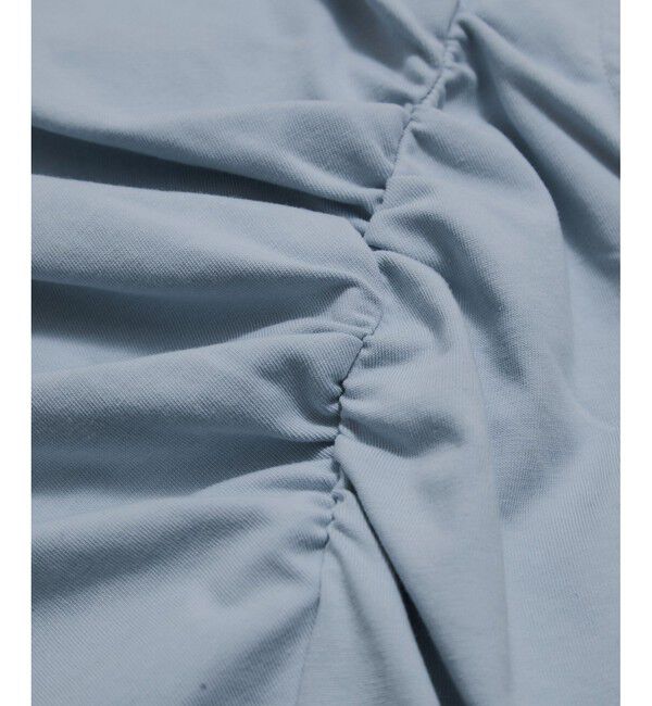 VIS「アシメギャザートップス」|Tシャツ・カットソー|