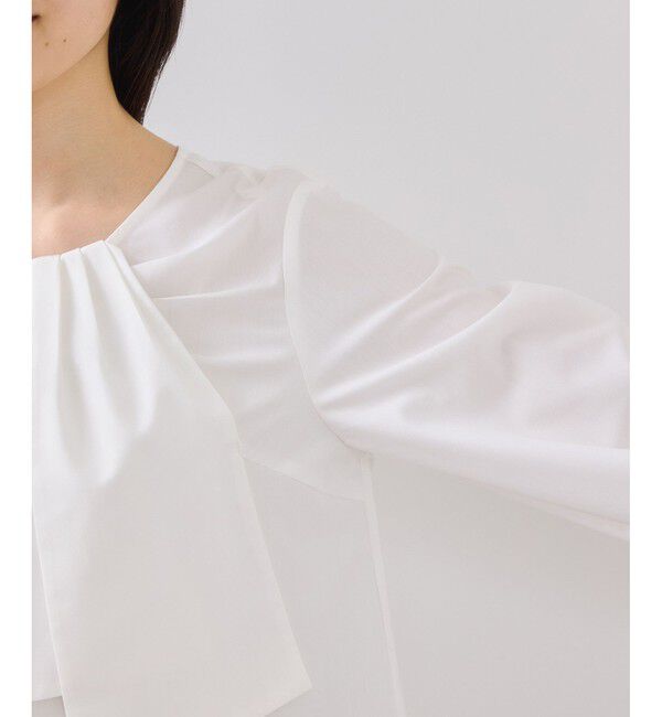 VIS「フロントねじりデザインブラウス」|シャツ・ブラウス|