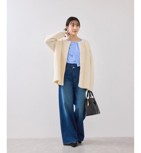 VIS「フロントねじりデザインブラウス」|シャツ・ブラウス|