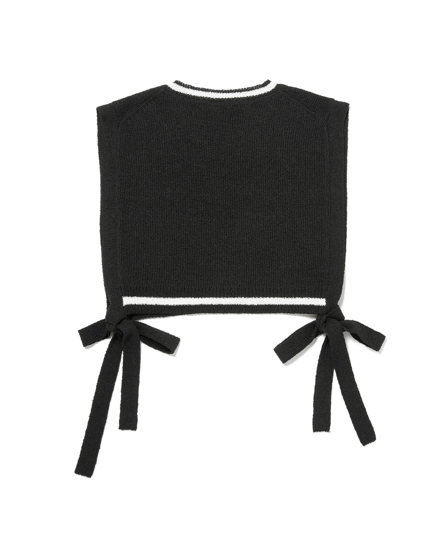 ROPE PICNIC PASSAGE「ブークレーライン入りサイドリボンレイヤードベスト」|ベスト・ジレ|