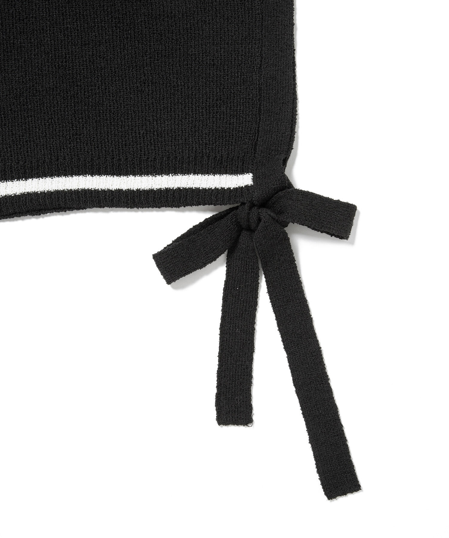 ROPE PICNIC PASSAGE「ブークレーライン入りサイドリボンレイヤードベスト」|ベスト・ジレ|