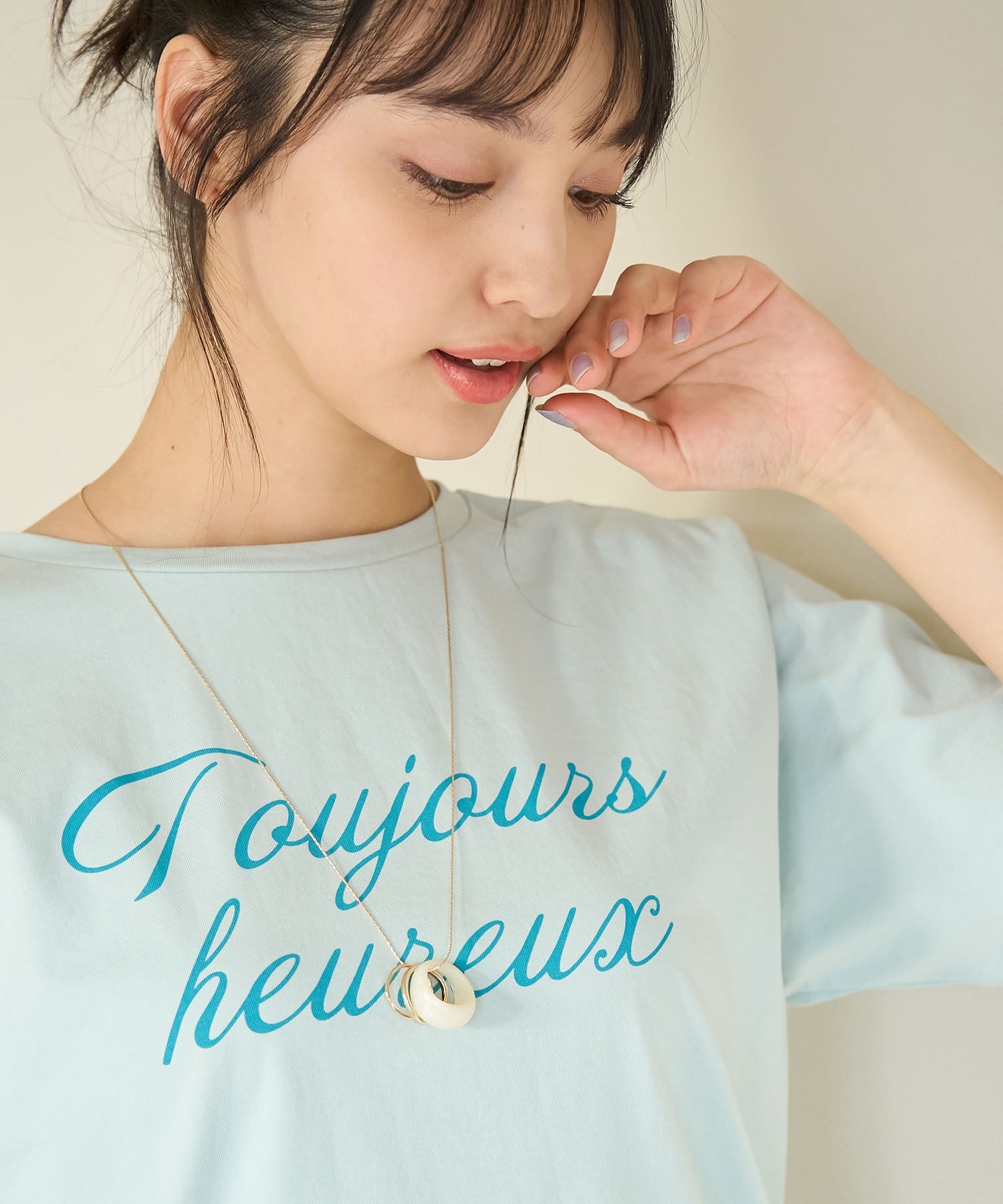 ROPE PICNIC PASSAGE「カラーリングトップペンダント　」|ネックレス|オフホワイト(15)