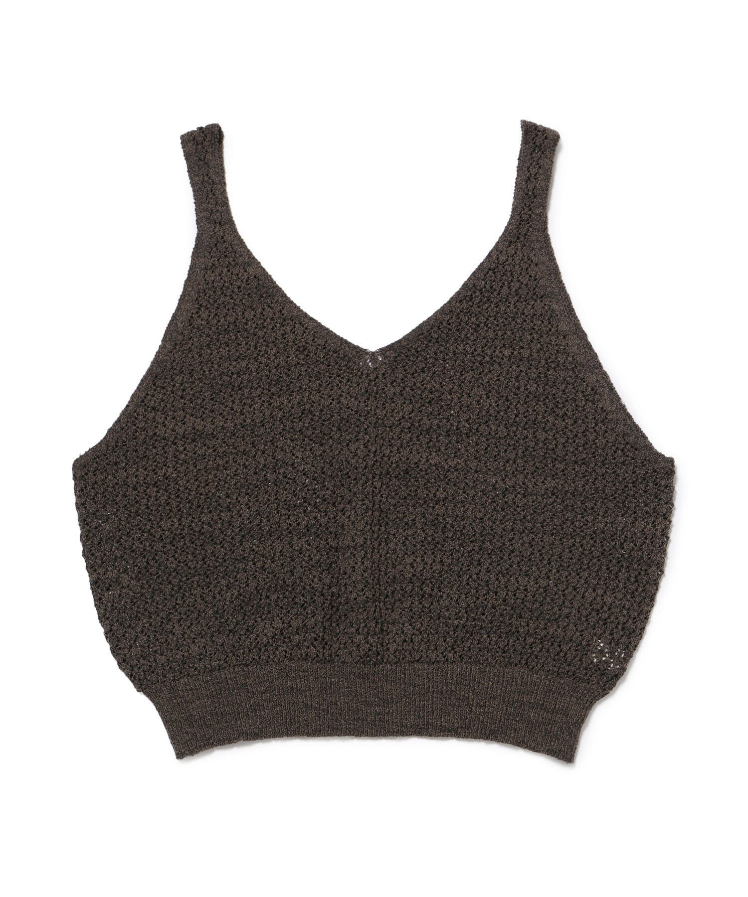 ROPE PICNIC PASSAGE「透かし編みルーズレイヤードニットベスト」|ベスト・ジレ|