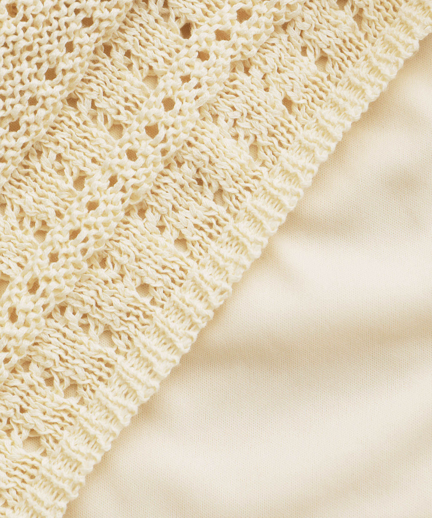 Rope&rsquo;Picnic「セットアップ対応/透かし編みテープヤーンIラインニットスカート」|スカート|