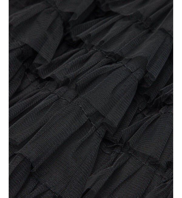 Rope&rsquo;Picnic「チュールフリルティアードスカート」|スカート|