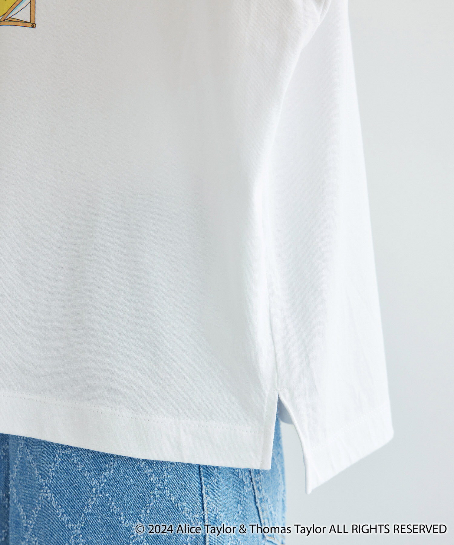 Rope&rsquo;Picnic「【BARBAPAPA(バーバパパ)&times;ROPE' PICNIC】フレンチスリーブTシャツ」|Tシャツ・カットソー|