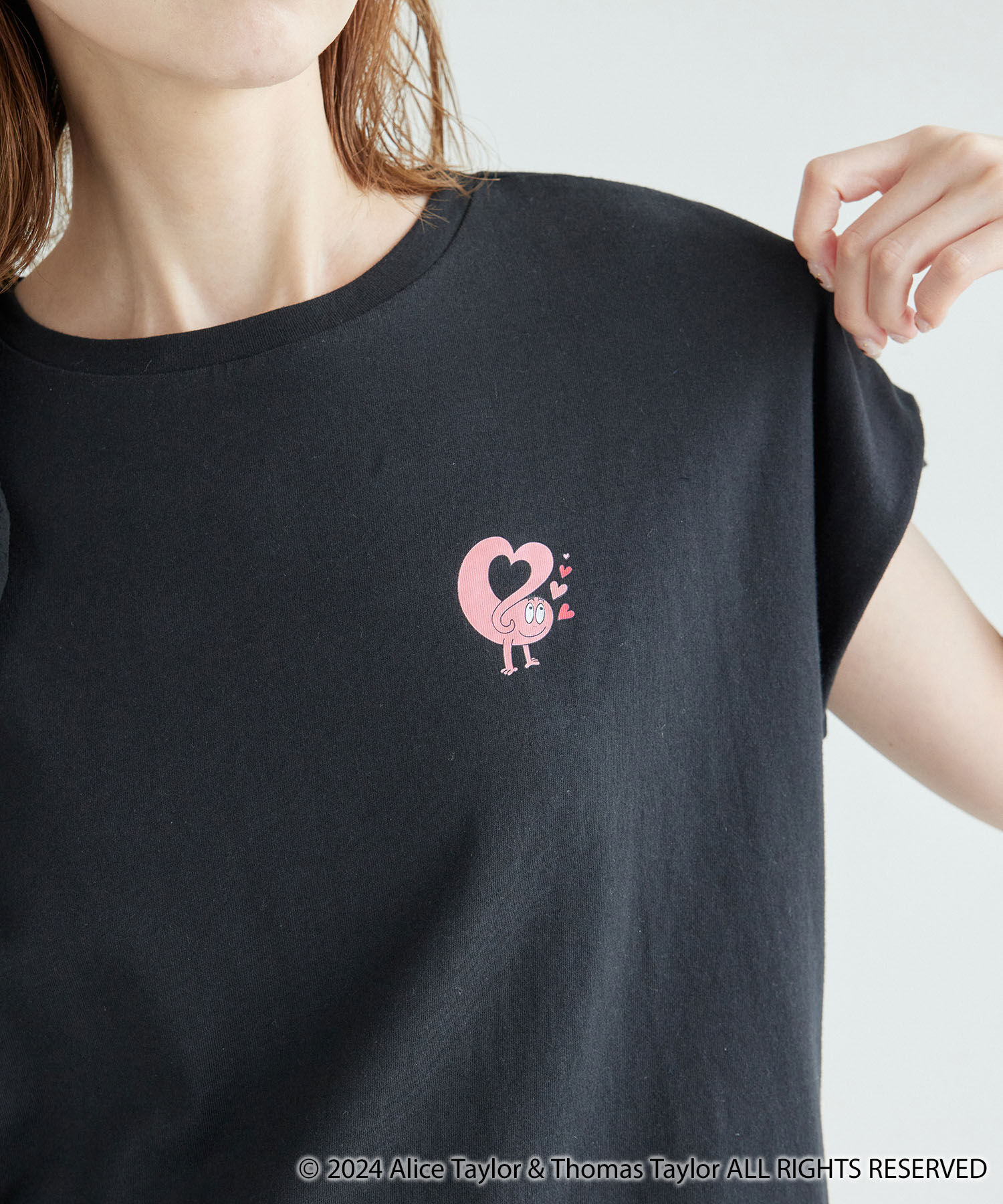 Rope&rsquo;Picnic「【BARBAPAPA(バーバパパ)&times;ROPE' PICNIC】フレンチスリーブTシャツ」|Tシャツ・カットソー|