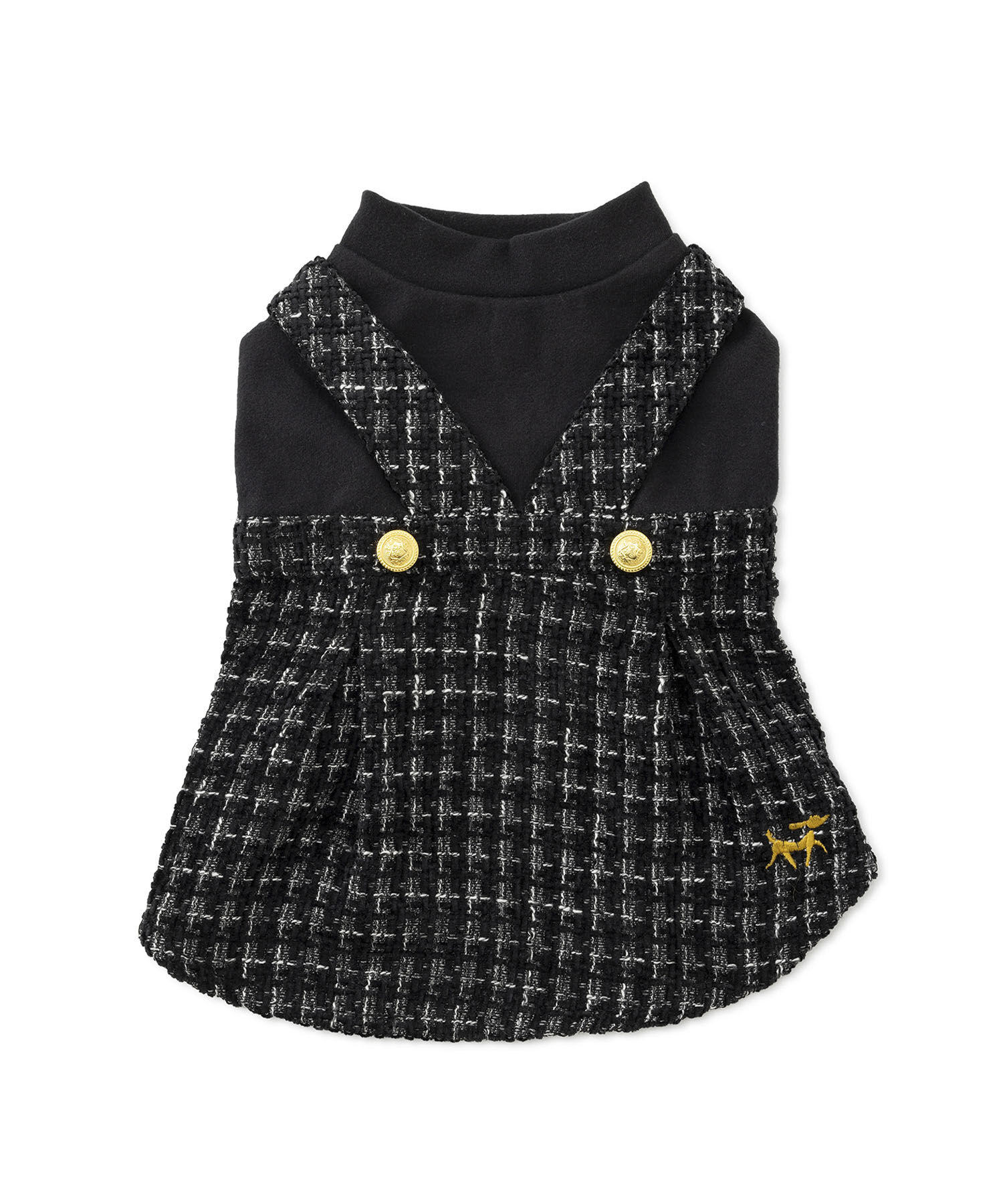 ROPE PICNIC PASSAGE「【DOG】ツイードドッキングジャンパースカート」|その他|