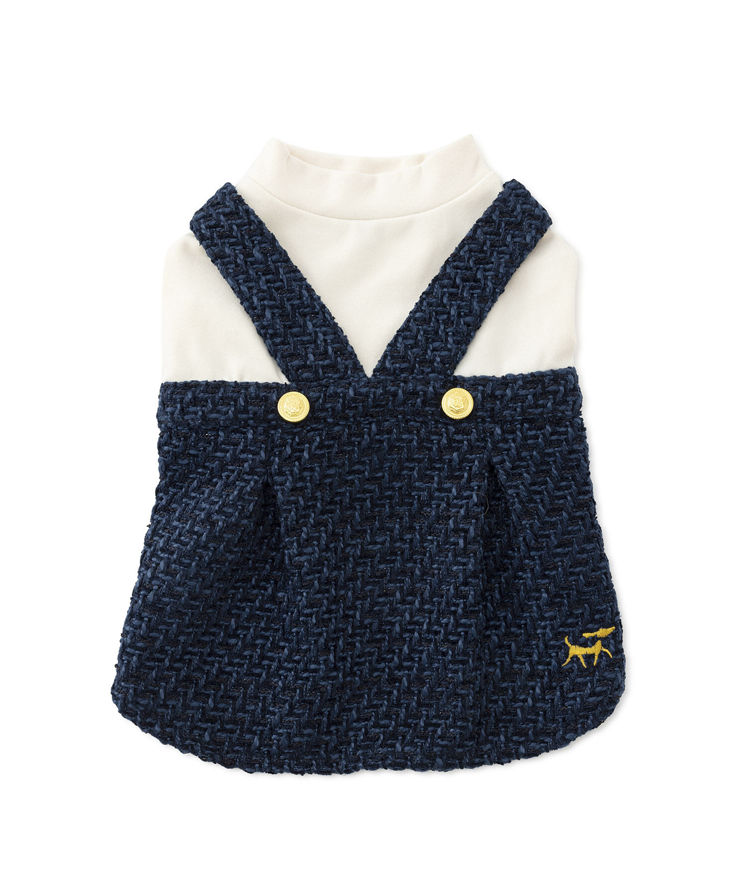 ROPE PICNIC PASSAGE「【DOG】ツイードドッキングジャンパースカート」|その他|