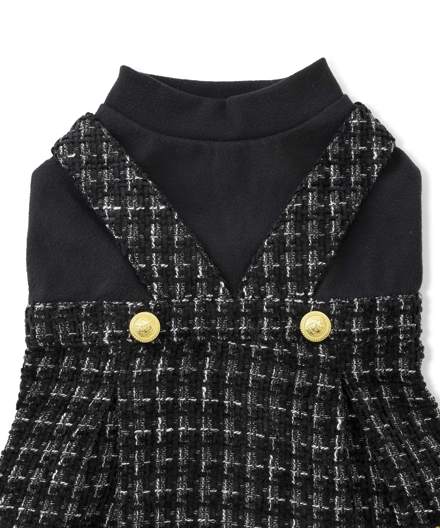 ROPE PICNIC PASSAGE「【DOG】ツイードドッキングジャンパースカート」|その他|