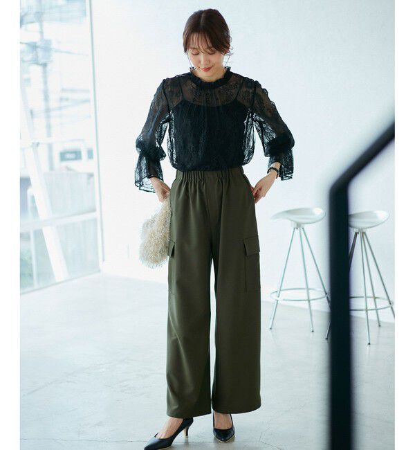 Rope&rsquo;Picnic「【3サイズ展開】新色追加/イージーカーゴパンツ」|カーゴ|