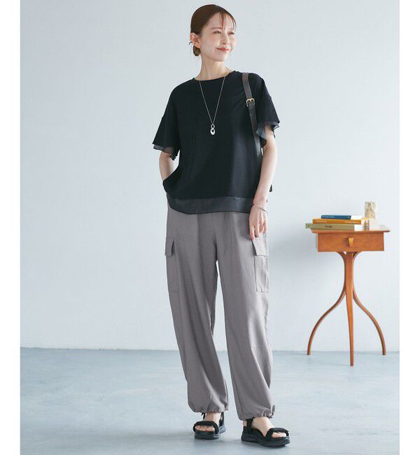 Rope&rsquo;Picnic「【3サイズ展開】新色追加/イージーカーゴパンツ」|カーゴ|