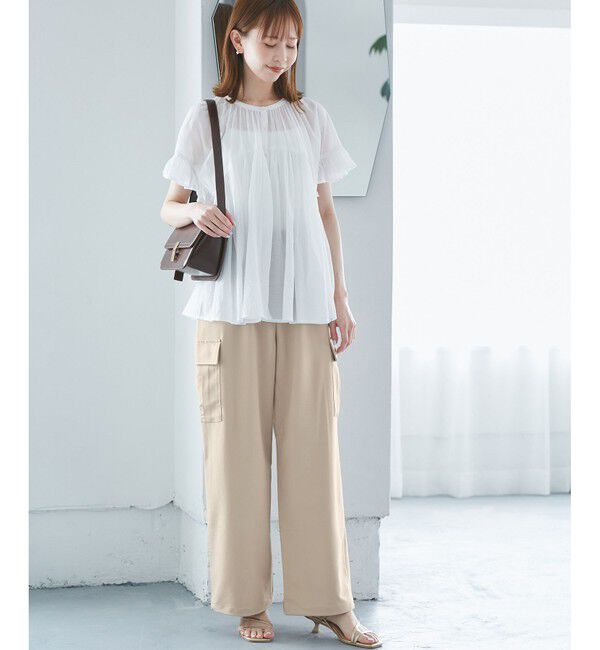 Rope&rsquo;Picnic「【3サイズ展開】新色追加/イージーカーゴパンツ」|カーゴ|