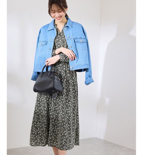 Rope&rsquo;Picnic「小花柄スキッパーロングワンピース」|ワンピース|